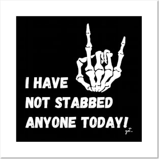 Hooray for No Stabbing People! Posters and Art